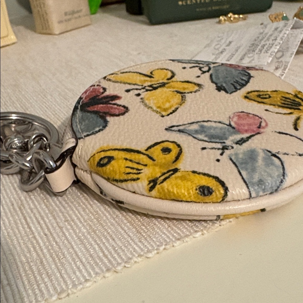 Coach Butterfly Bag Charm Coin Purse NWOT - Picture 5 of 7